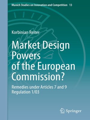 cover image of Market Design Powers of the European Commission?